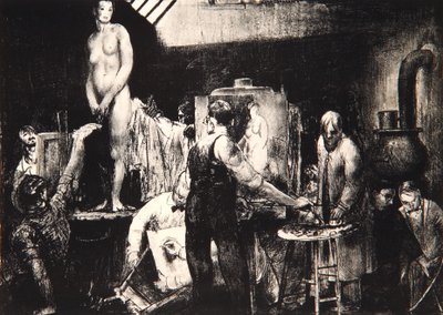 The Life Class by George Wesley Bellows